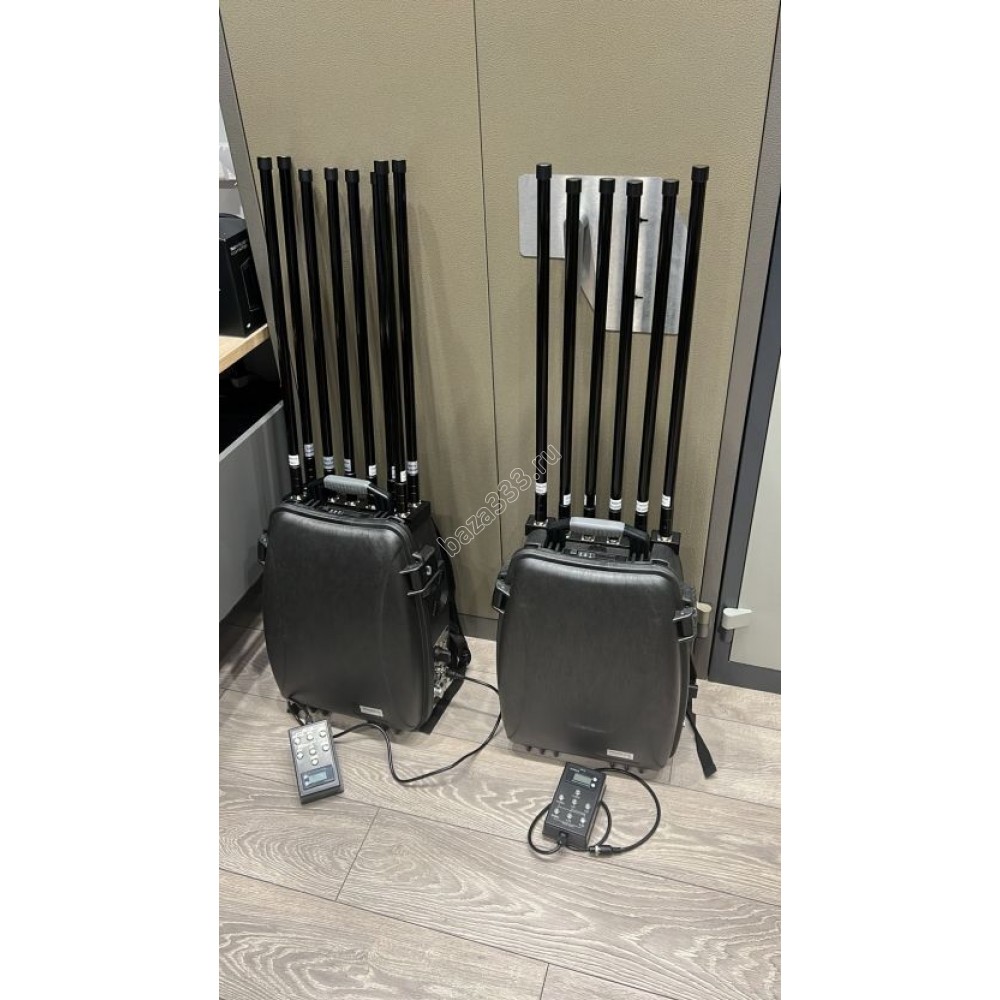 Гарпия CKJ-1704-Mobile 400W 8 канальный мощный блокиратор квадрокоптеров
