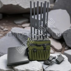 Подавитель БПЛА Гарпия 9 каналов 450W, 400 МГц, 720-1050 Мгц, 1.2, 1.5, 2.4, 5.2, 5.8 Ггц